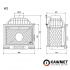 Каминная топка KAW-MET W2 (14,4 kW) купить